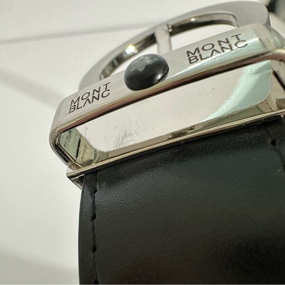 Mont Blanc two tone men’s belt - Picture 7 of 15